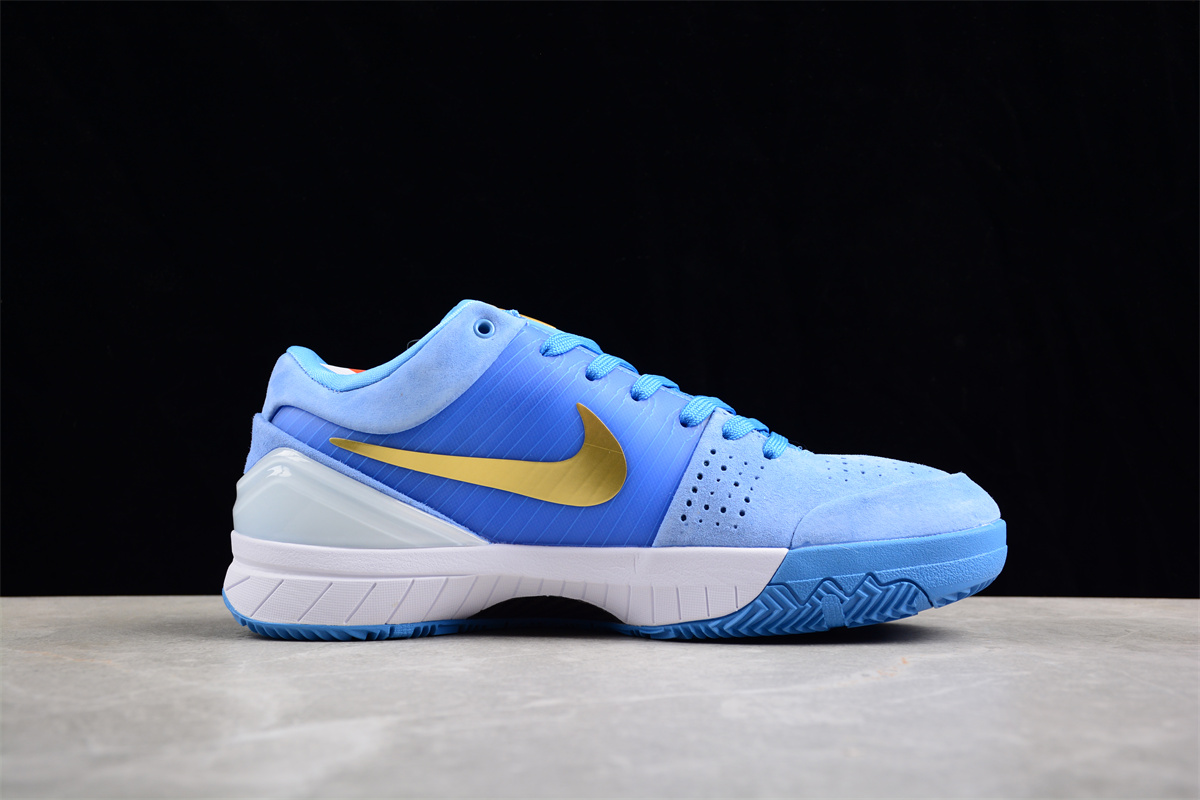 Nike Kobe 4 Blue Gold